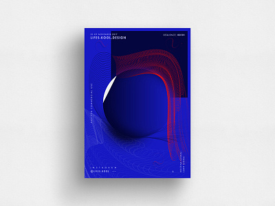 Splash abstract art blue daily gradient graphic poster postereveryday red riangle splash