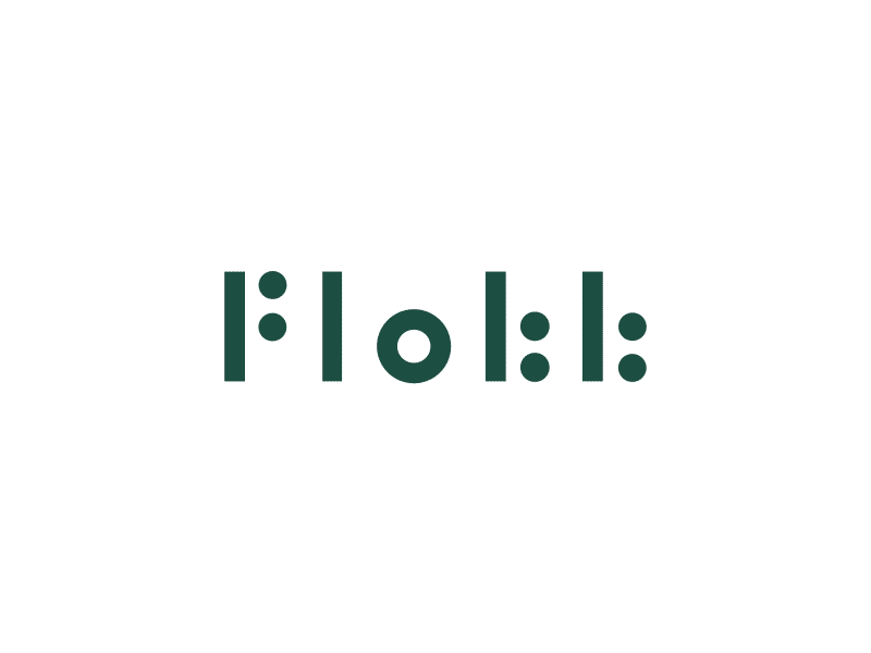 Flokk Explode identity logo motion seating