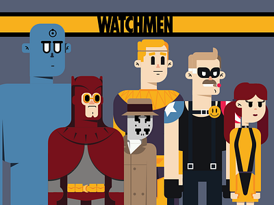 Watchmen anozymandias comedian manhatt niteowl rorschachdc silk spectre watchmen. doctor