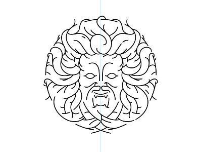 Les pétrifiantes / logo {WIP} logo medusa scary vector