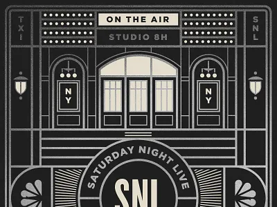 Saturday Night Live pt. II comedy door light sign snl television tv window
