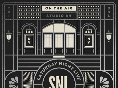 Saturday Night Live pt. II comedy door light sign snl television tv window