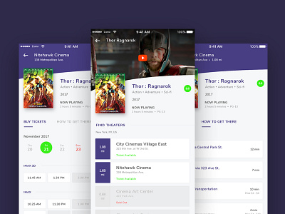 #Exploration - Movie Apps android appdesign ios materialdesign movieapp scheduleapp ui uidesign uiux ux