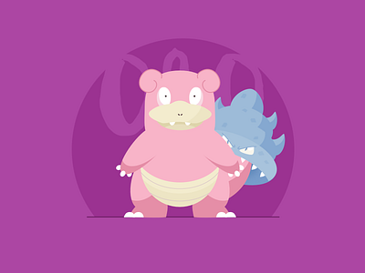 080 Slowbro 100days illustration nerd pokemon sketch