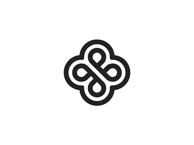 Luck abstract branding design form identity illustration logo mark overlay system