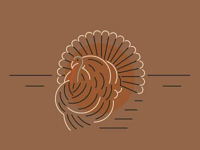 Turkey card fowl illustration line work snapshot interactive thank you thankful thanksgiving turkey