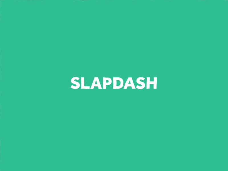 Word GIF #60 - Slapdash! early man mornin morning panic slapdash sloppy wake up