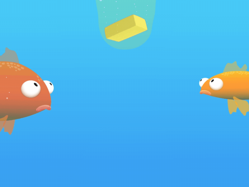 Sprichwörtlich - Butter bei die Fische adventskalender butter fish idioms sayings sprichwort under the sea