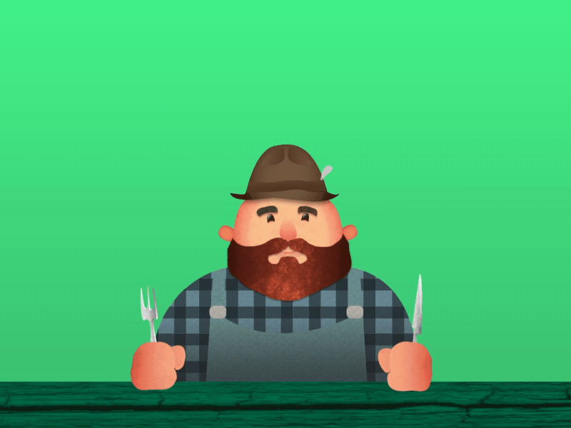 Sprichwörtlich - Was der Bauer nicht kennt frisst er nicht advent calendar adventskalender bauer chicken farmer fish idioms ignorant picky sayings sprichwort steak