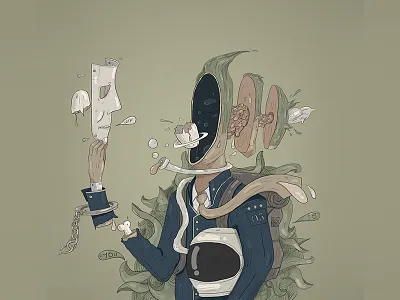 Nothingness art digital digital art draw illustration paint