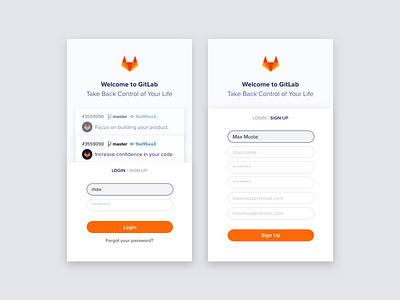 Daily UI challenge #001 — Login / Sign Up branding challenge clean daily dailyui 1 login sign up ui ux