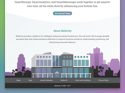 Website Refresh • Sneak Peek bold building color illustration mobivity new office ui ux website