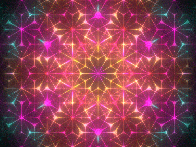 Snowflake Lattice - MisteryMyra collaboration part 3 animation blender cycles gif hexagons mograph pattern post processing rainbow snowflake sparkles tesselation