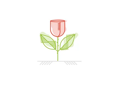 The Rose That Grew from Concrete flower icon illustration line rose