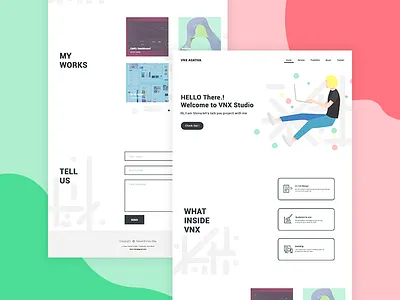 #Exploration VNX Agatha Web Design clean colorskyle hivina oniondesign onionteam vnxagatha webdesign