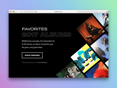 2017 design music ui ux web webdesign
