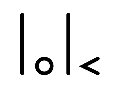 b k bk initials logo shapes simple sketch