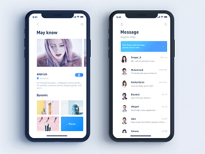 Facebook redesign-Message page uiux