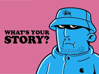 What's Your Story...punk? art cartoon character design drawing graffiti graphic illustration street vector