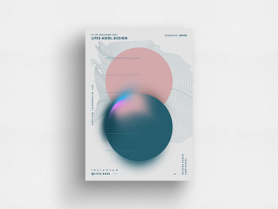 Grassy abstract art daily december gradient graphic grassy green pink poster postereveryday riangle