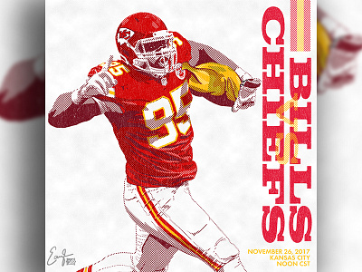 Chiefs vs Bills - Illustration chiefs kansas city chiefs sports sports branding sports design sports logo