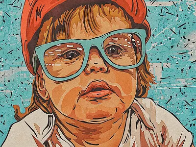 Fryja illustration vector vectorart vectorillustration vectorportrait