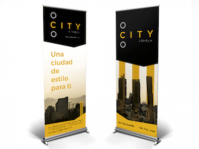 Banners City Lifestyle banner branding card flyer marketing print publicidad publicity