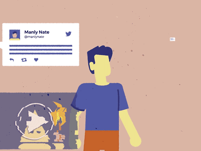 Bad ideas are everywhere. animated gif animation fake news gif mograph motion motion design news