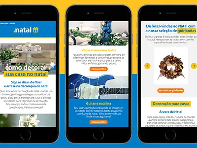 Landing Page Christmas christmas content flat interface landing page layout mobile modern ui ux walmart