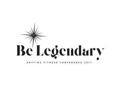 Be Legendary Logo Concept brand concept conference logo identity logo concept