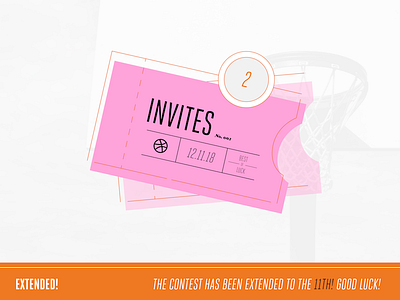 EXTENDED! drafted flat icon invitation invitations invite invites ios rookie ticket