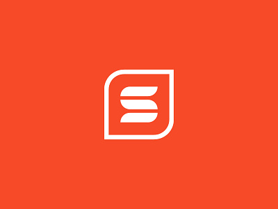 Safesite Logo app brand identity construction icon logo logomark monogram orange s safety square
