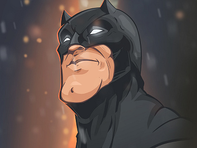 Batmaaan bat batman cartoon dark injustice knight night rain sketch