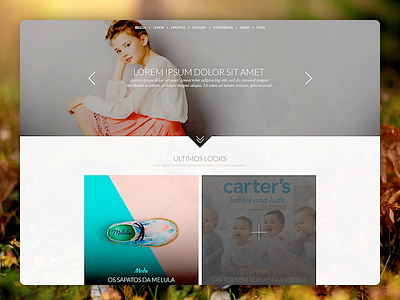 Fashion Kids website fashion kids ui ux web