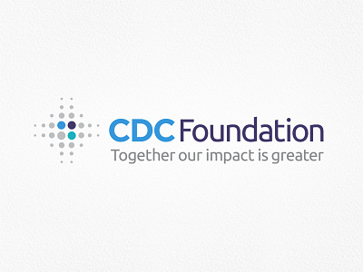 CDC Foundation - Logo atlanta branding cdc circle dots icon illustration logo modern non profit rebrand typography