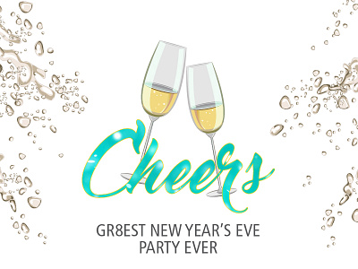 NYE Party celebration champagne cheers filter nye party snapchat