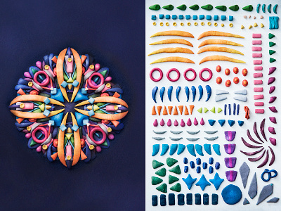 How to make a star. plasticine plastillustration