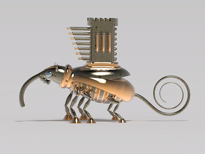 Ancient War Bug (3) 3d fantasy illustration imaginary steampunk technology victorian