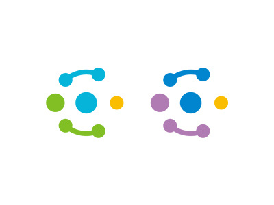 Planetwork circle identity link logo minimal network planet