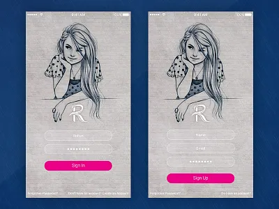 sign in & signup screen app applications banner clean creative dribbble ecommerce fashion login mobileapp offer offers registration shopping signin signup ui ux vector website