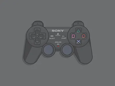 Ps2 controller control controller game games illustration nostalgia playstation shot sony video