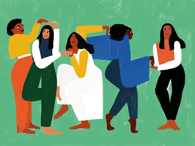 Feminist Puzzles community diversity feminism illustration women