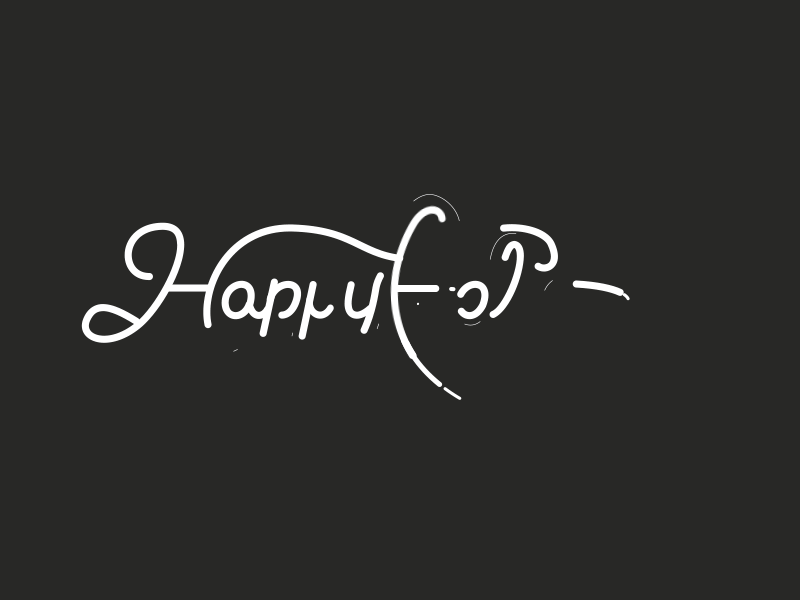 Happy Holidays 2d after effects animation gif lettering loop motion graphics