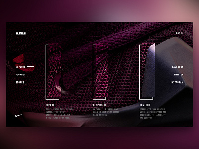 XIII app clean digital everyday experience interface lebron minimal nike sketchapp ui web