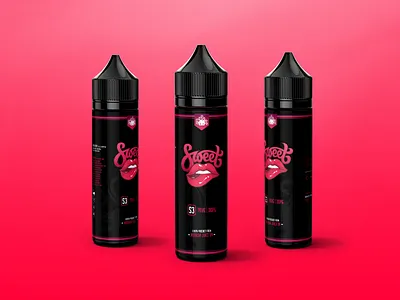 SWEET from MEDUSA JUICE VN branding graphic illustration logo packing text typography vape vector