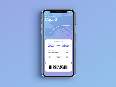 Boarding pass boarding pass flight ticket ios iphone iphone x ticket travel