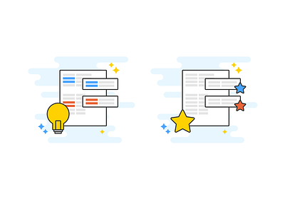 Smart templating & favorites illustration