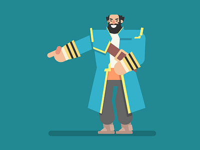 Kunkka dota flat kunkka pirate