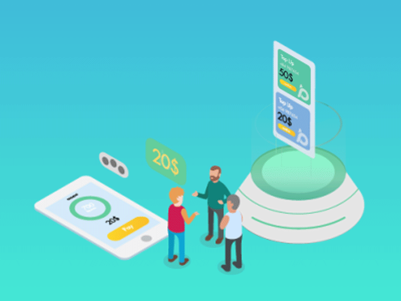 Isometric Web Animation 3d animation isometric loading prototype vietnam web