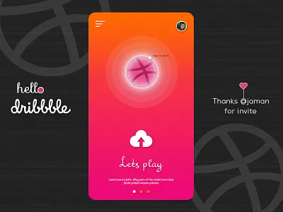 Hello Dribbble !!
